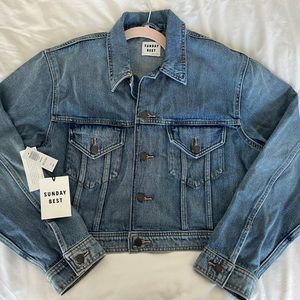 NWT Sunday Best Denim Jacket